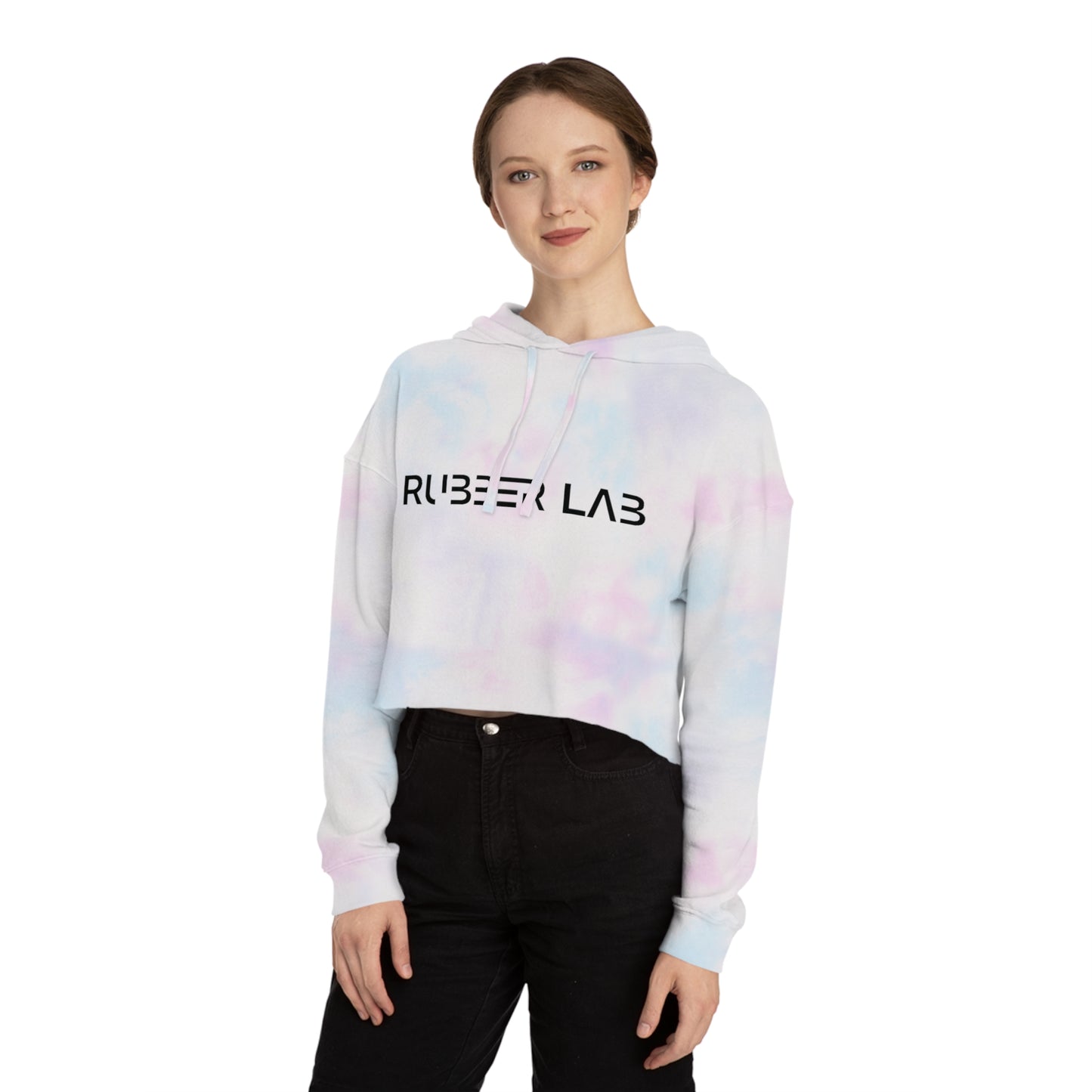Rubber Lab Cropped Hoodie
