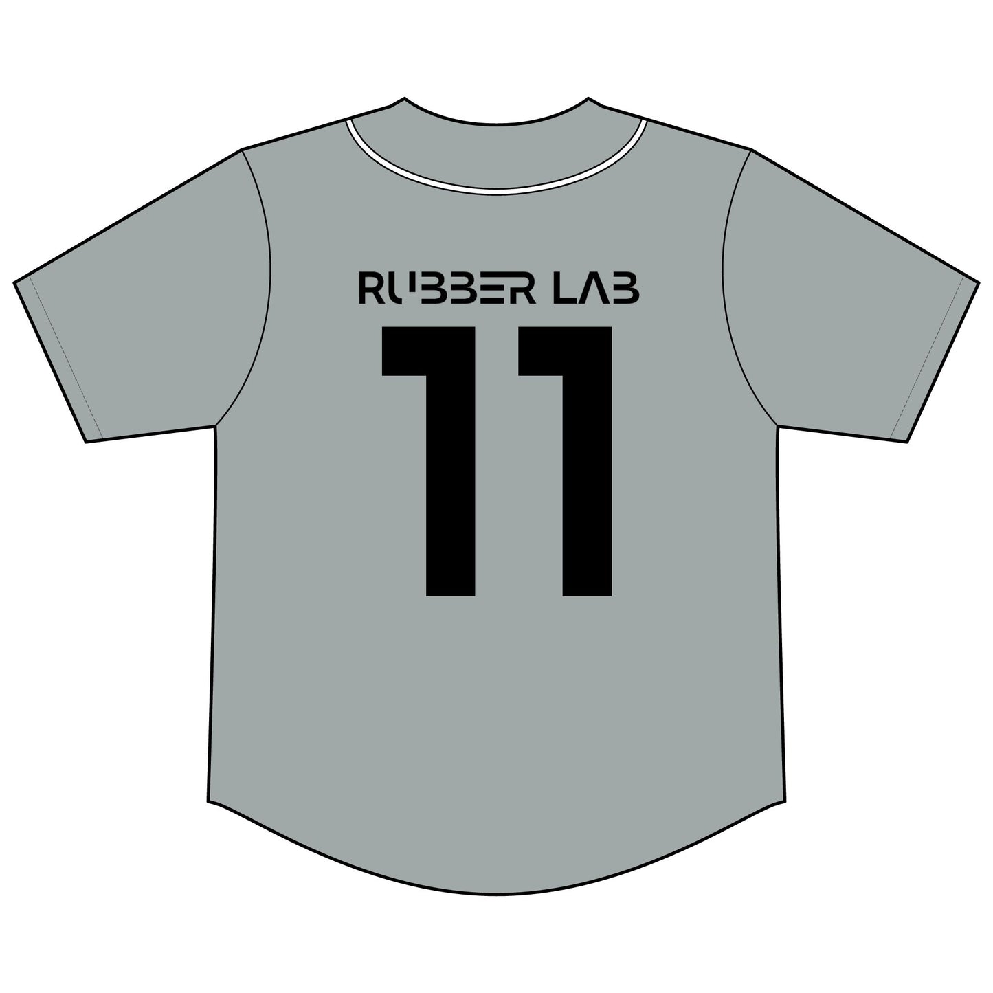 Baseball Jersey — 'Rubber Lab' Tire Graphic Team Tee