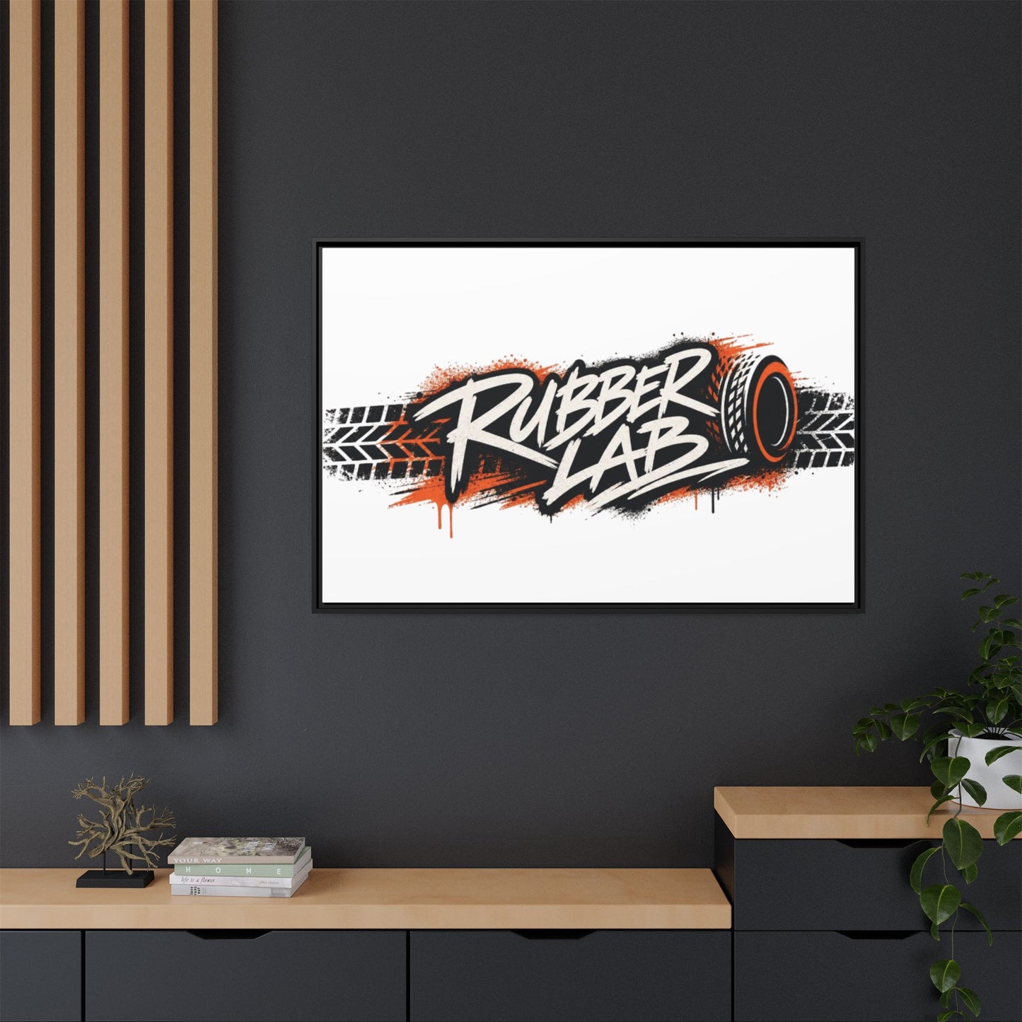Matte Canvas, Framed (Multi-color)