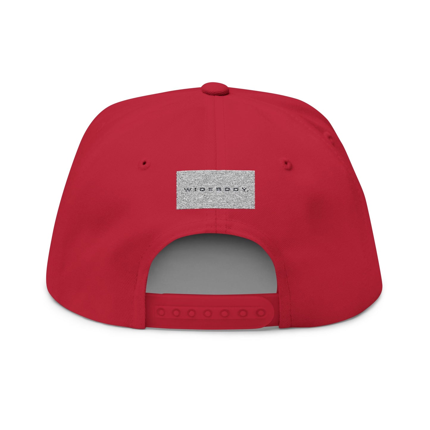 Rubber Lab Embroidered Flat Bill Cap