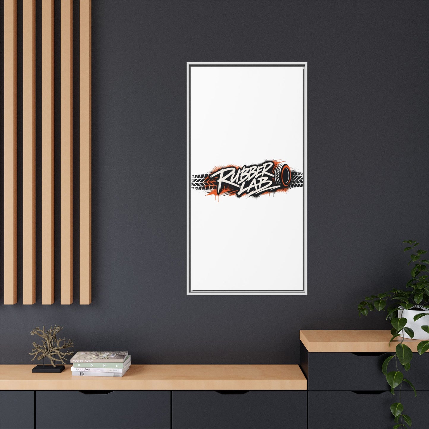 Matte Canvas, Framed (Multi-color)