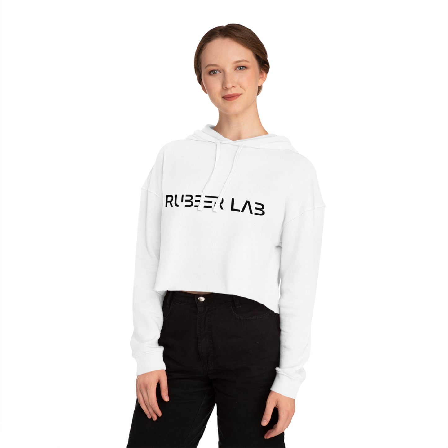 Rubber Lab Cropped Hoodie