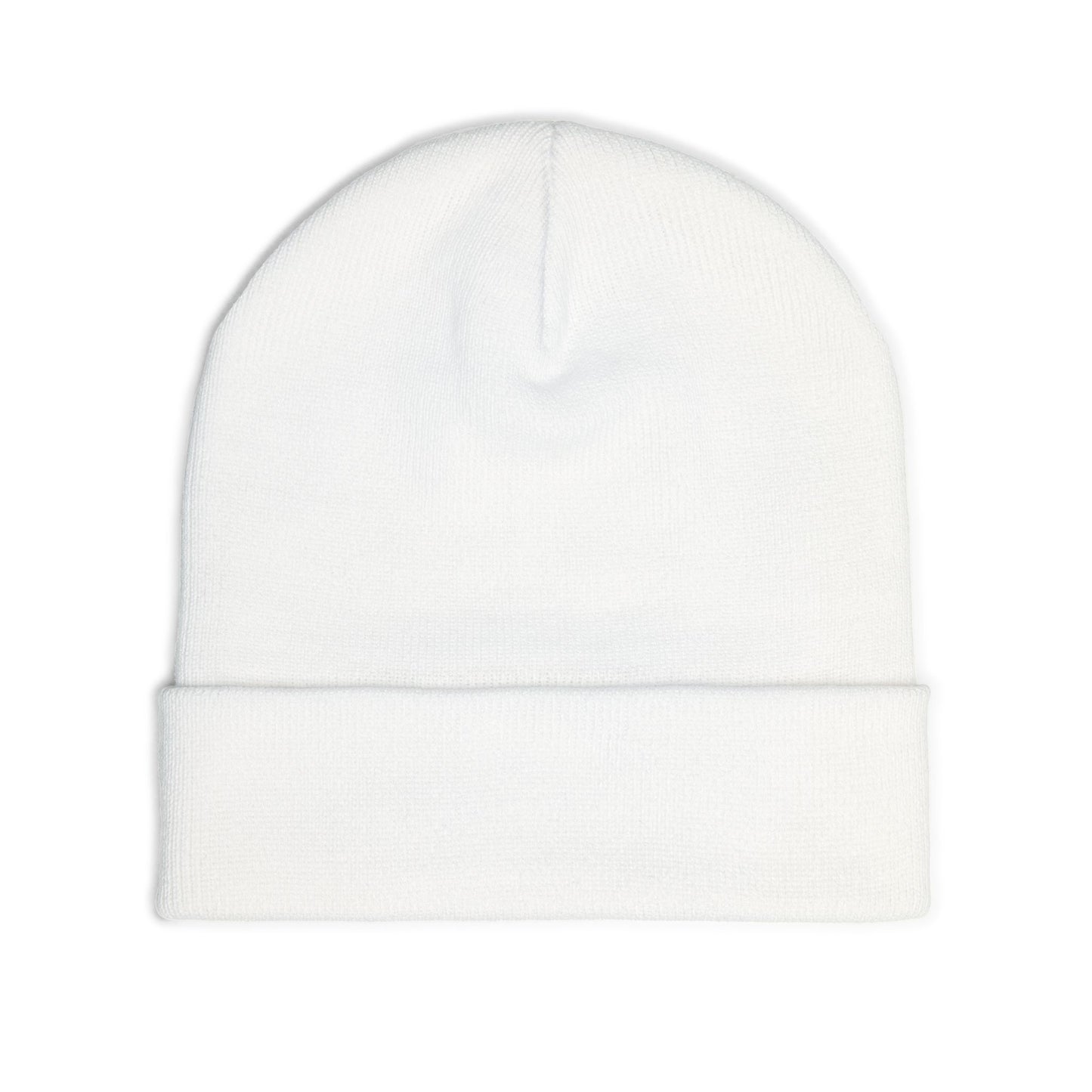 Embroidered 'RUBBER LAB' Knit Beanie — Warm Winter Hat for Tech & Lab Enthusiasts
