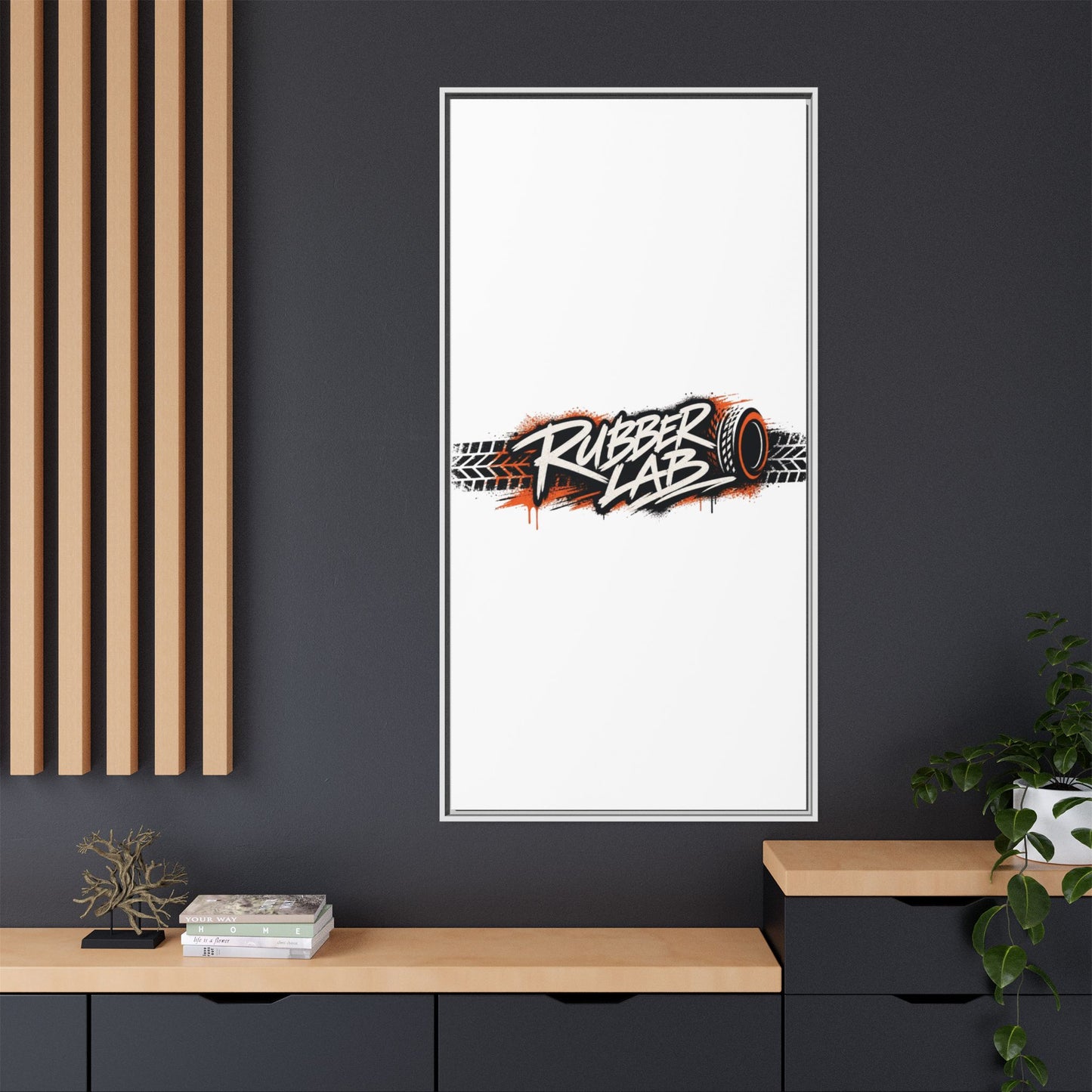 Matte Canvas, Framed (Multi-color)