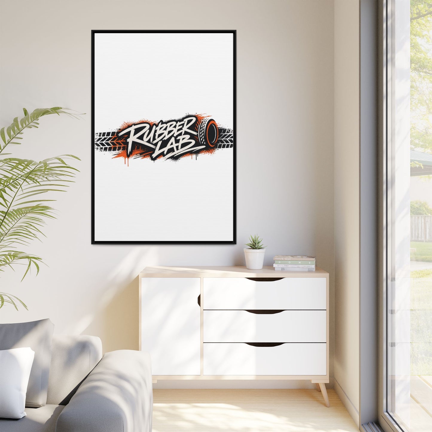 Matte Canvas, Framed (Multi-color)