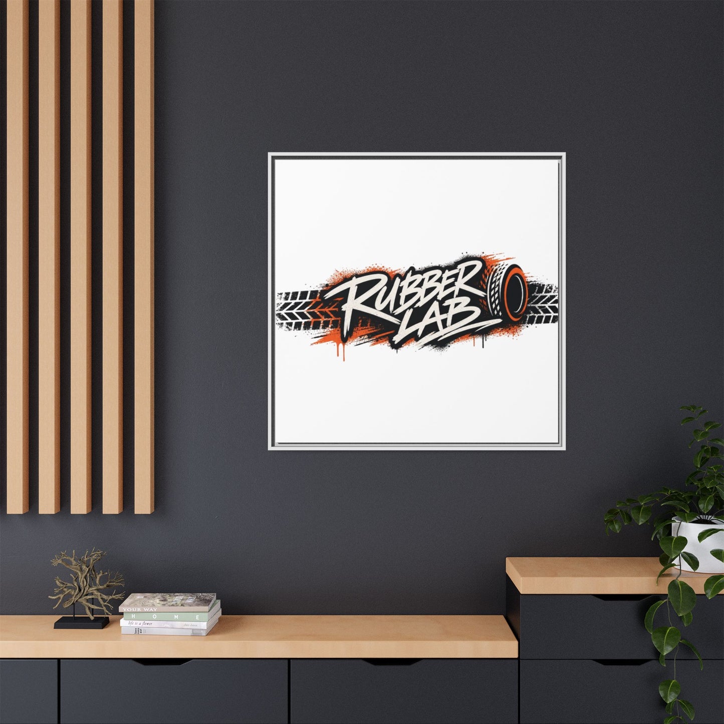 Matte Canvas, Framed (Multi-color)