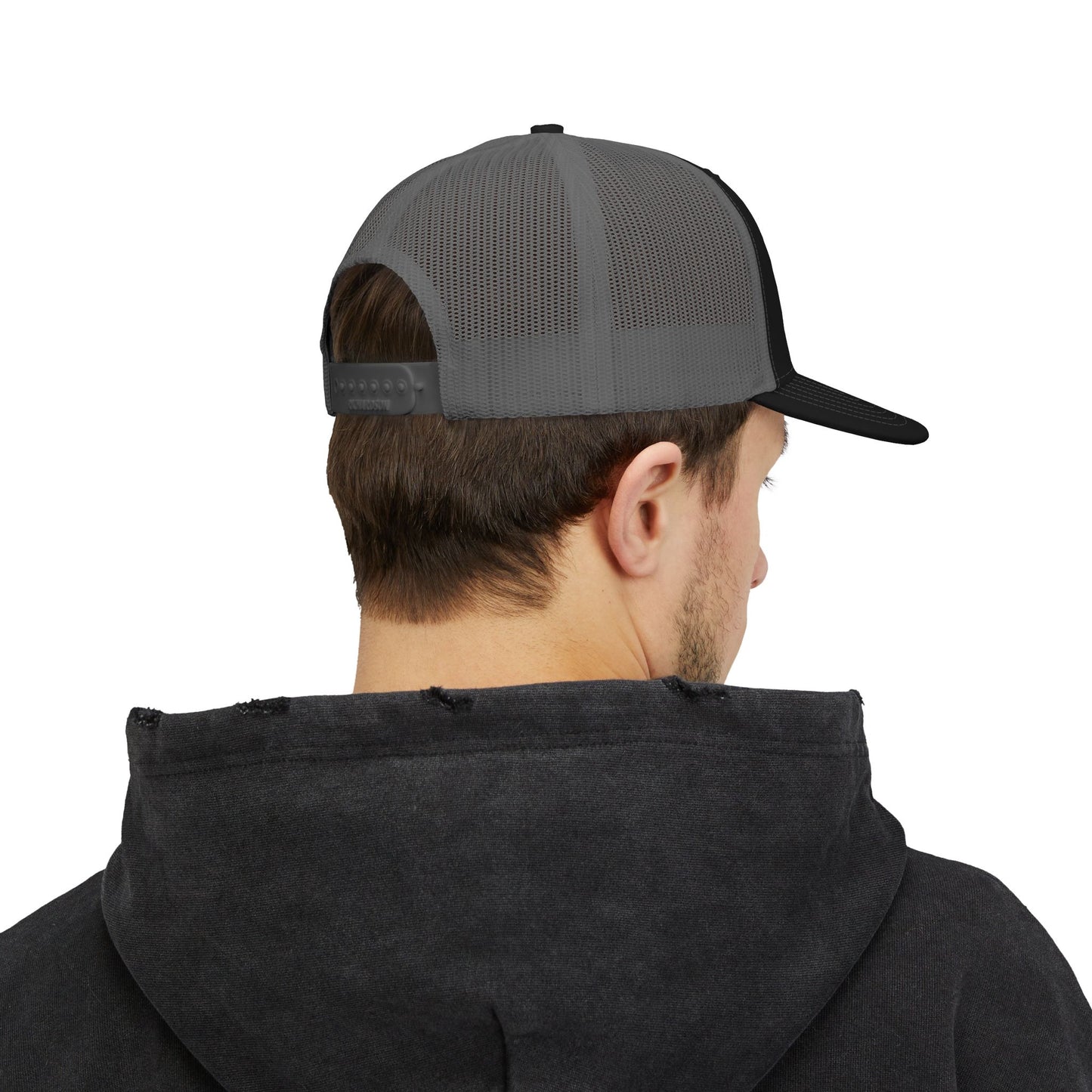 Rubber Lab Snapback Trucker Cap – Mechanic & Tire Shop Logo Hat
