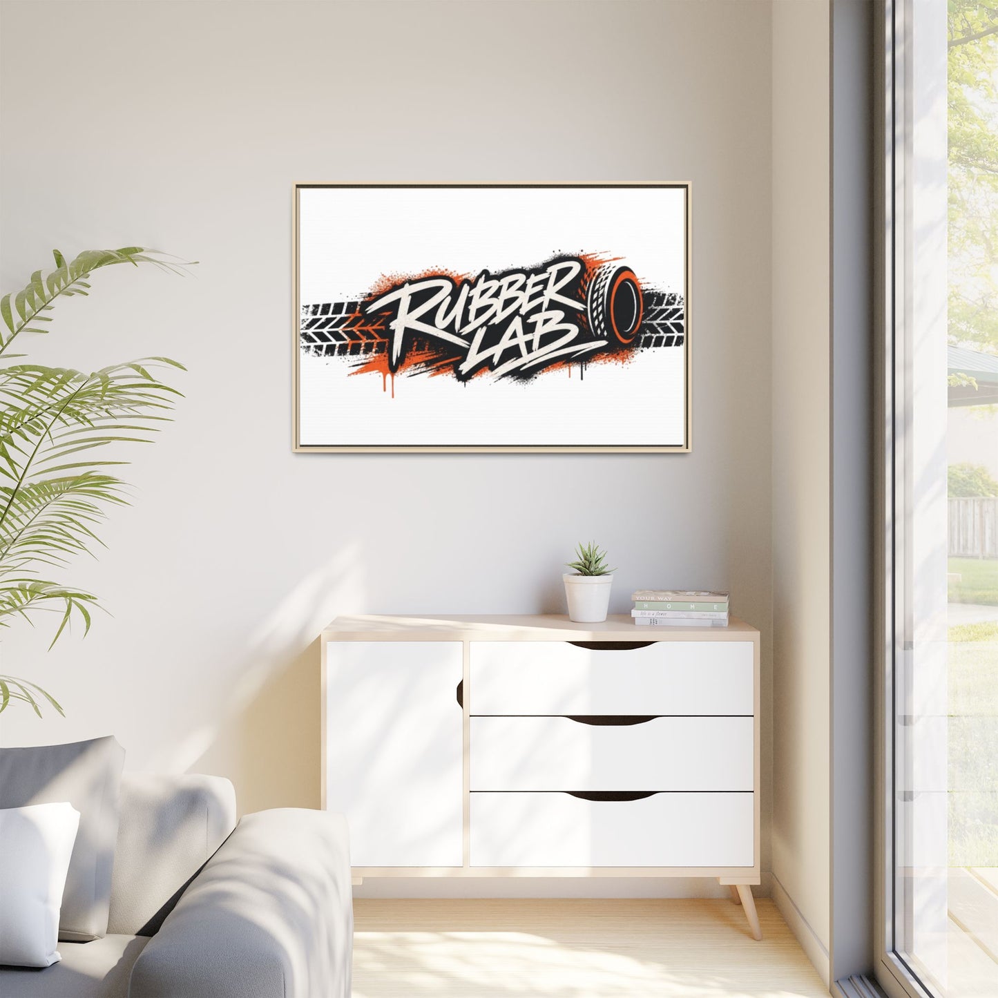 Matte Canvas, Framed (Multi-color)