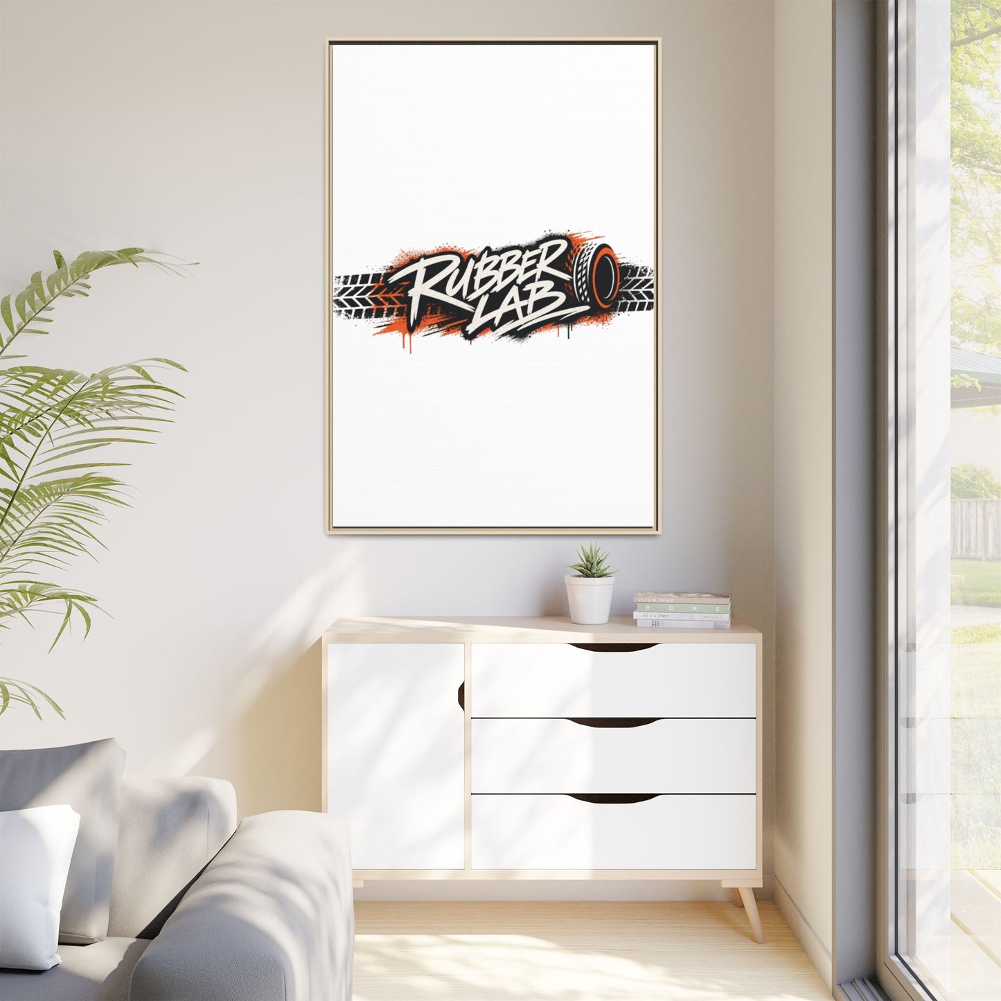 Matte Canvas, Framed (Multi-color)