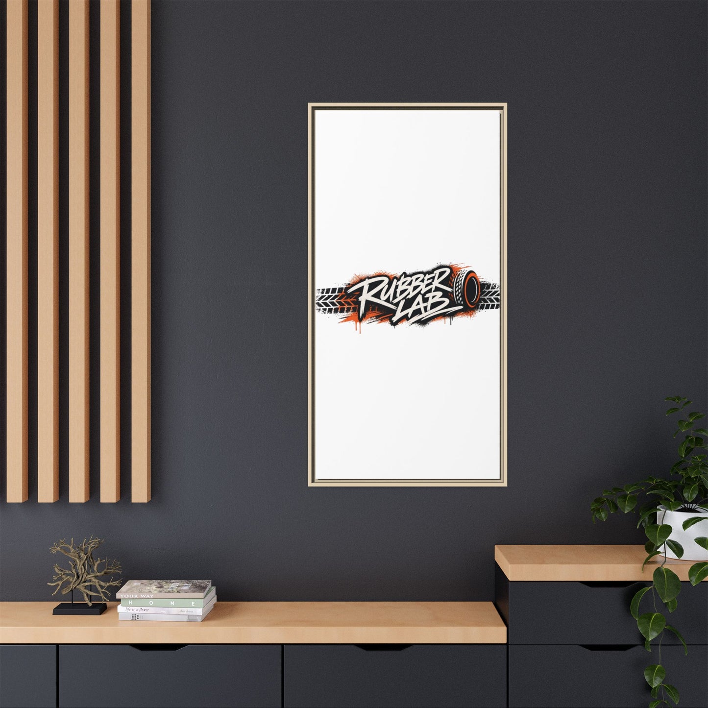 Matte Canvas, Framed (Multi-color)