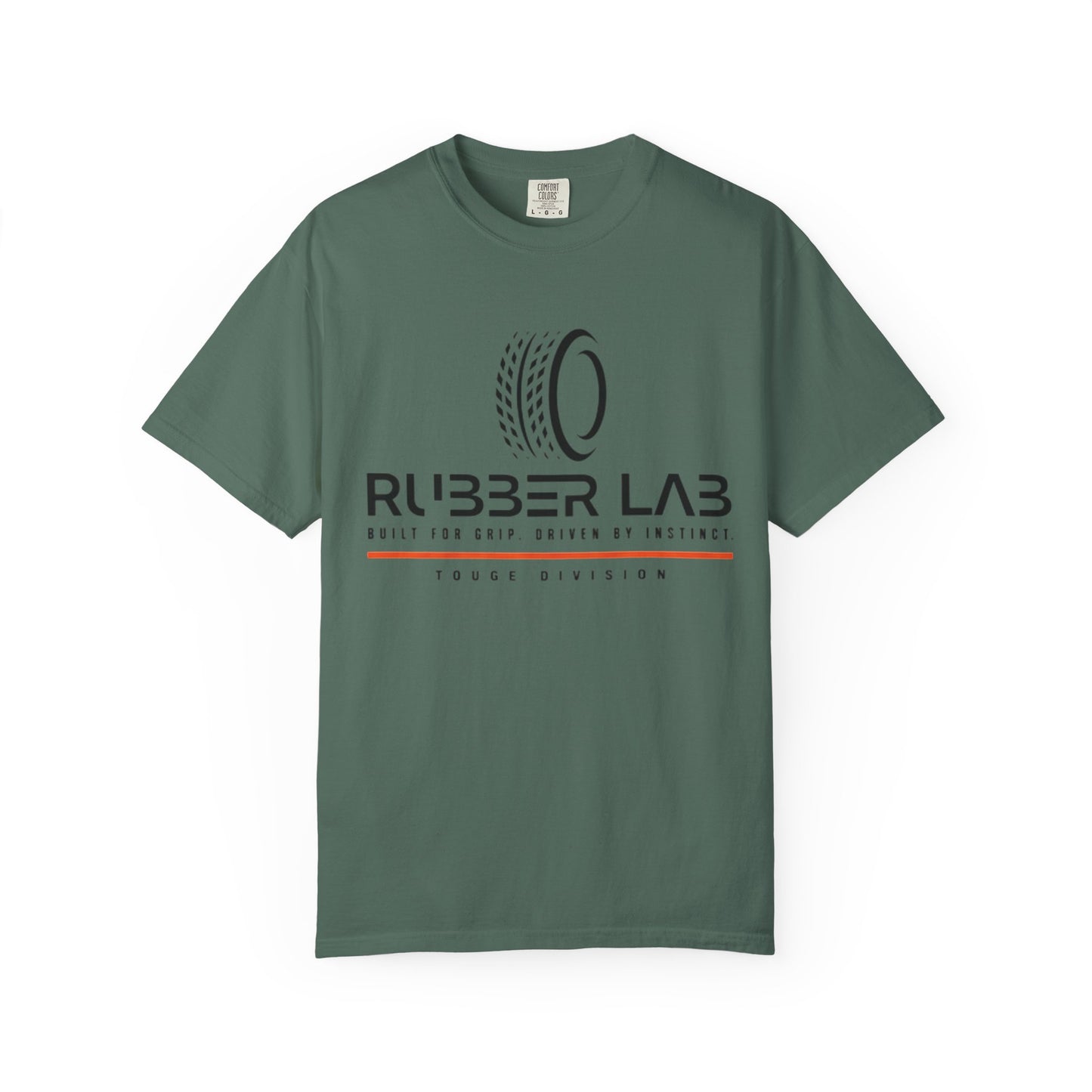 Rubber Lab Roadscape Graphic T-Shirt — 'Torque Division' Back Print