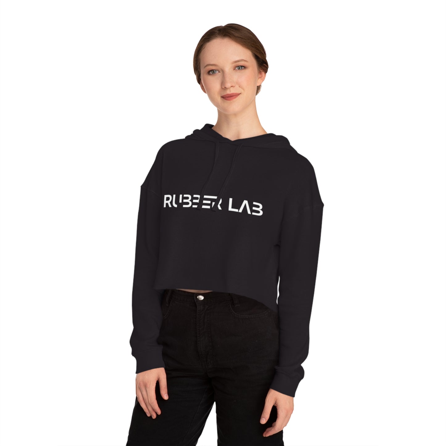 Rubber Lab Cropped Hoodie