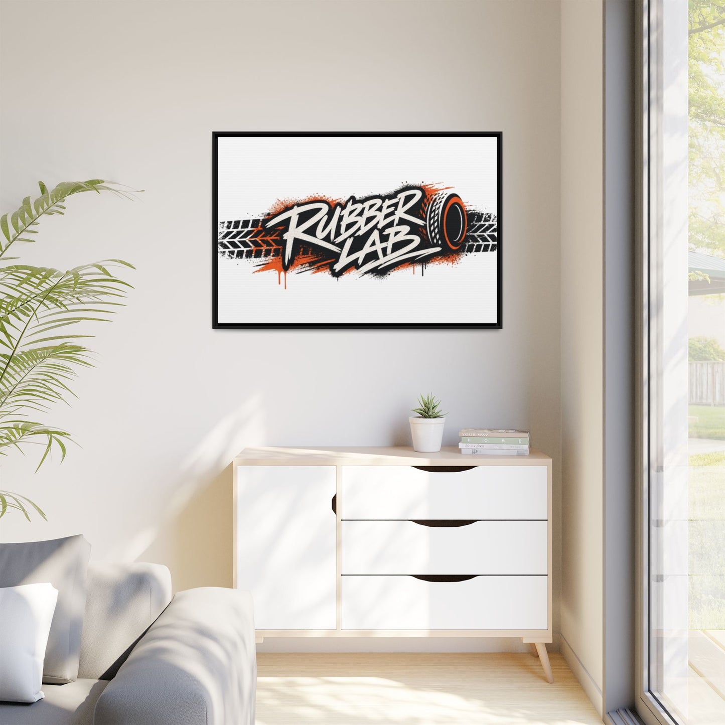Matte Canvas, Framed (Multi-color)