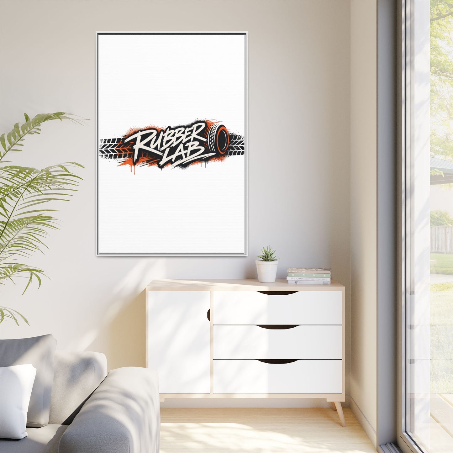Matte Canvas, Framed (Multi-color)