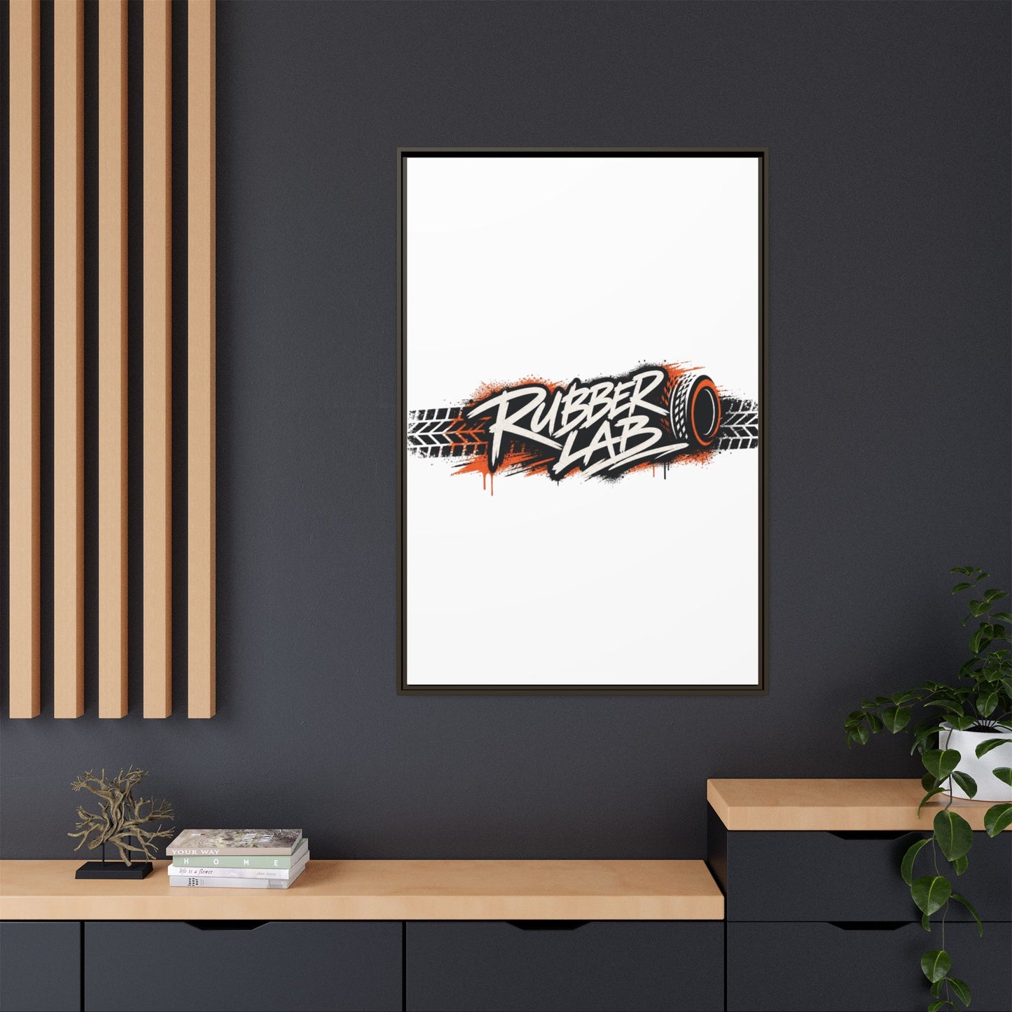 Matte Canvas, Framed (Multi-color)