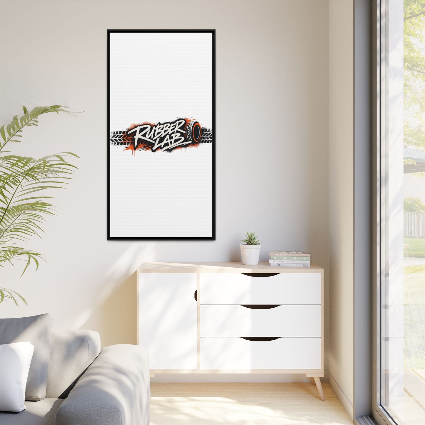 Matte Canvas, Framed (Multi-color)