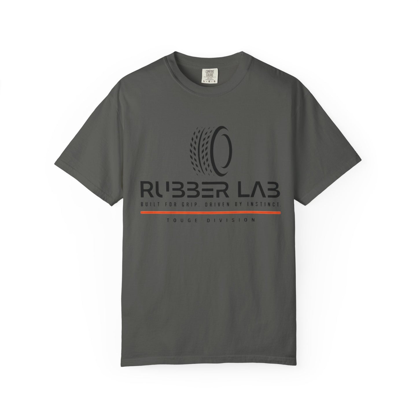 Rubber Lab Roadscape Graphic T-Shirt — 'Torque Division' Back Print