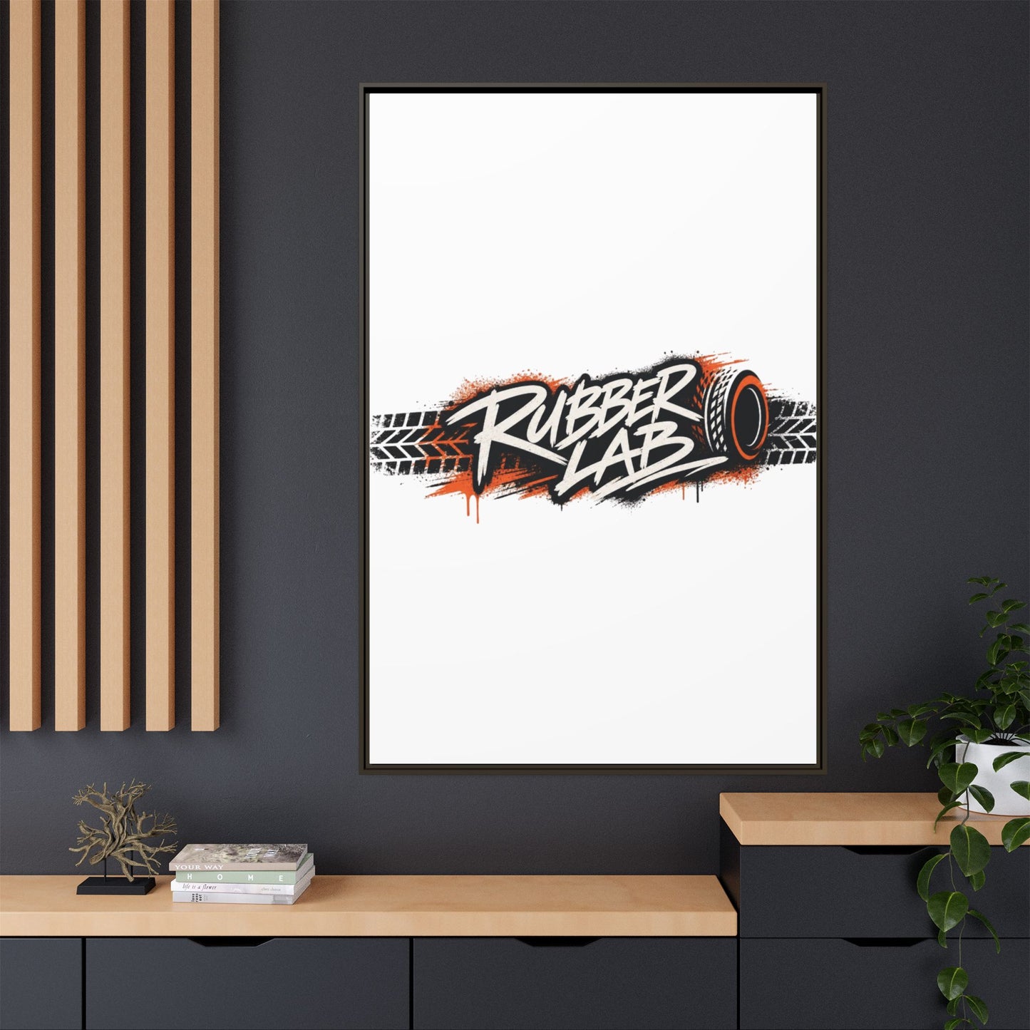 Matte Canvas, Framed (Multi-color)