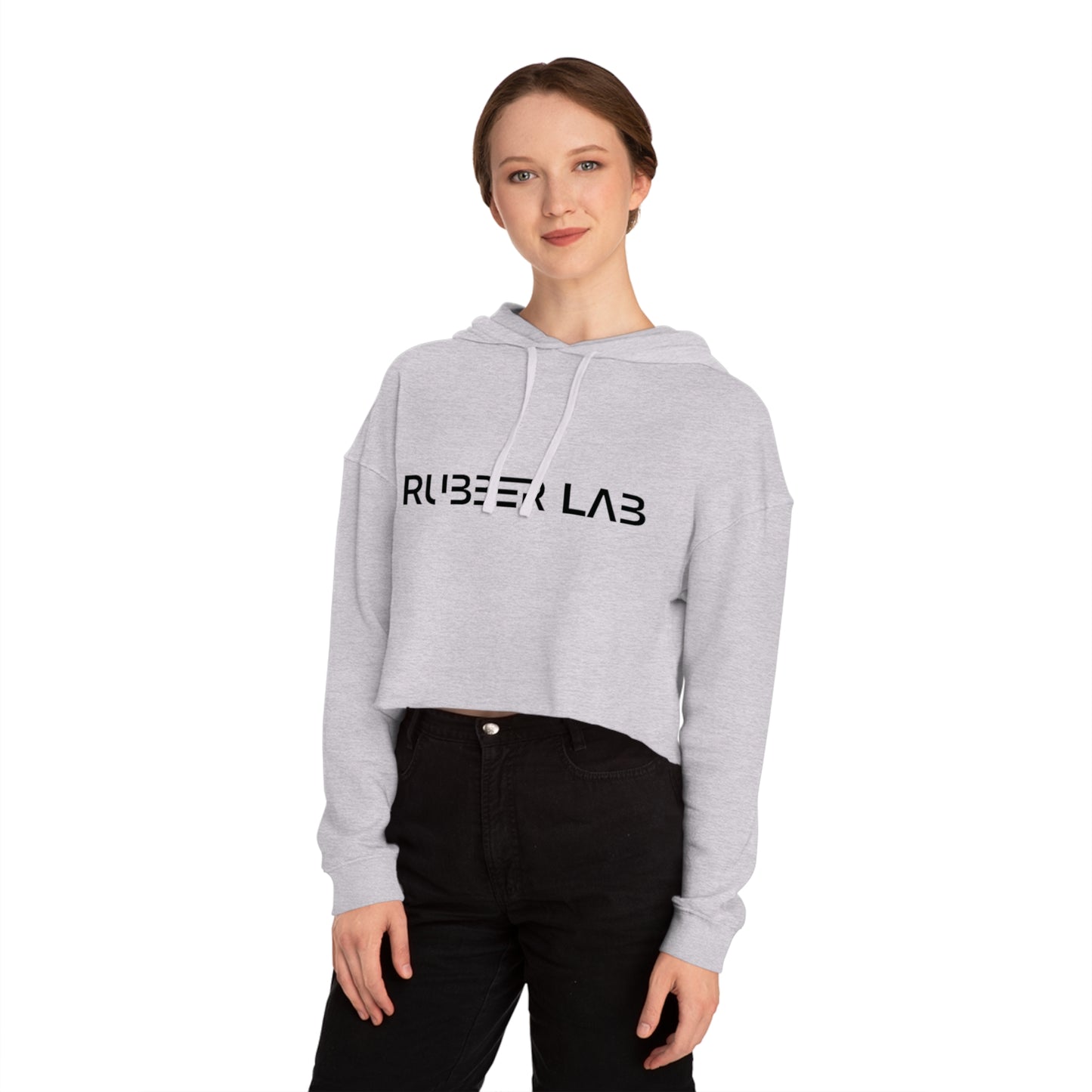 Rubber Lab Cropped Hoodie