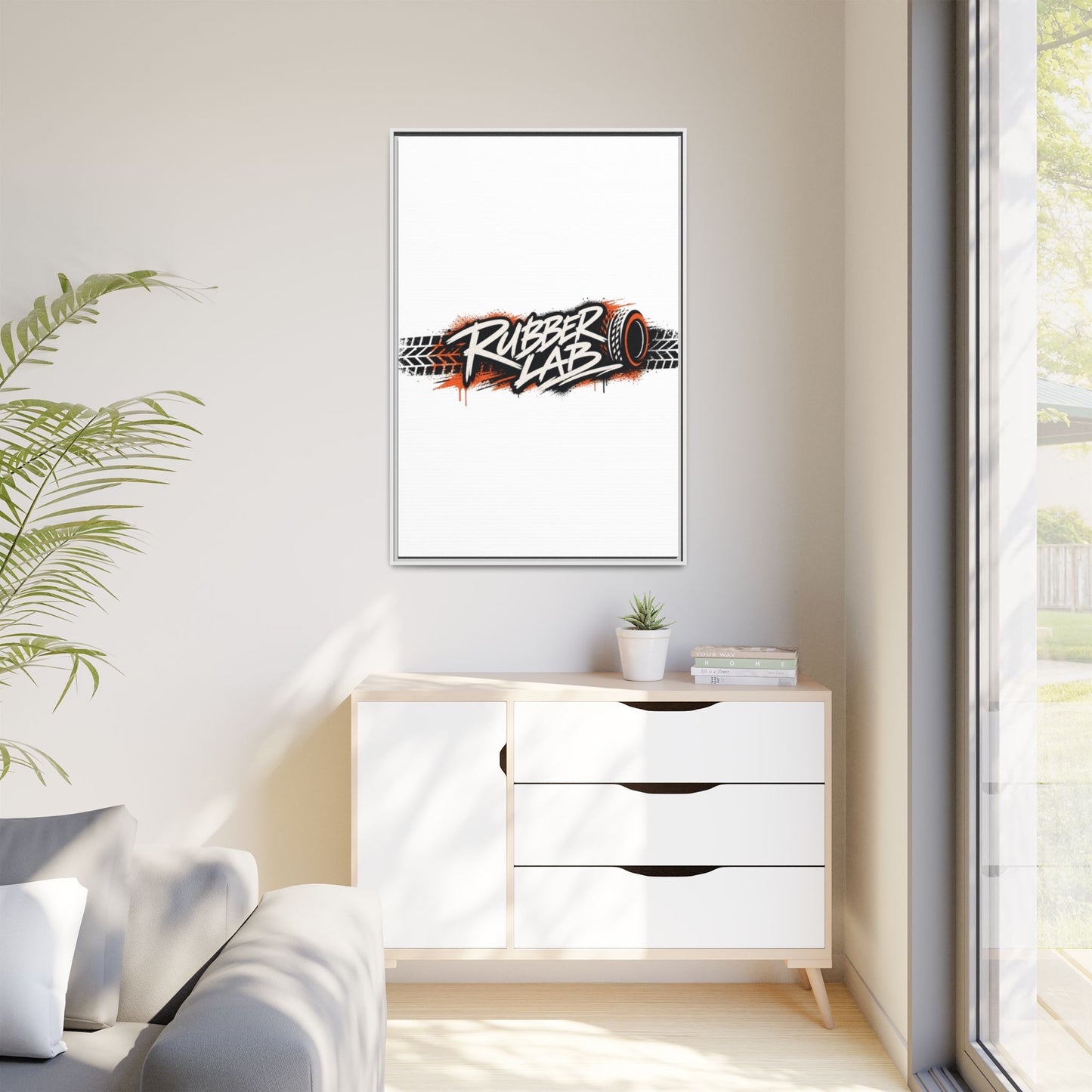 Matte Canvas, Framed (Multi-color)