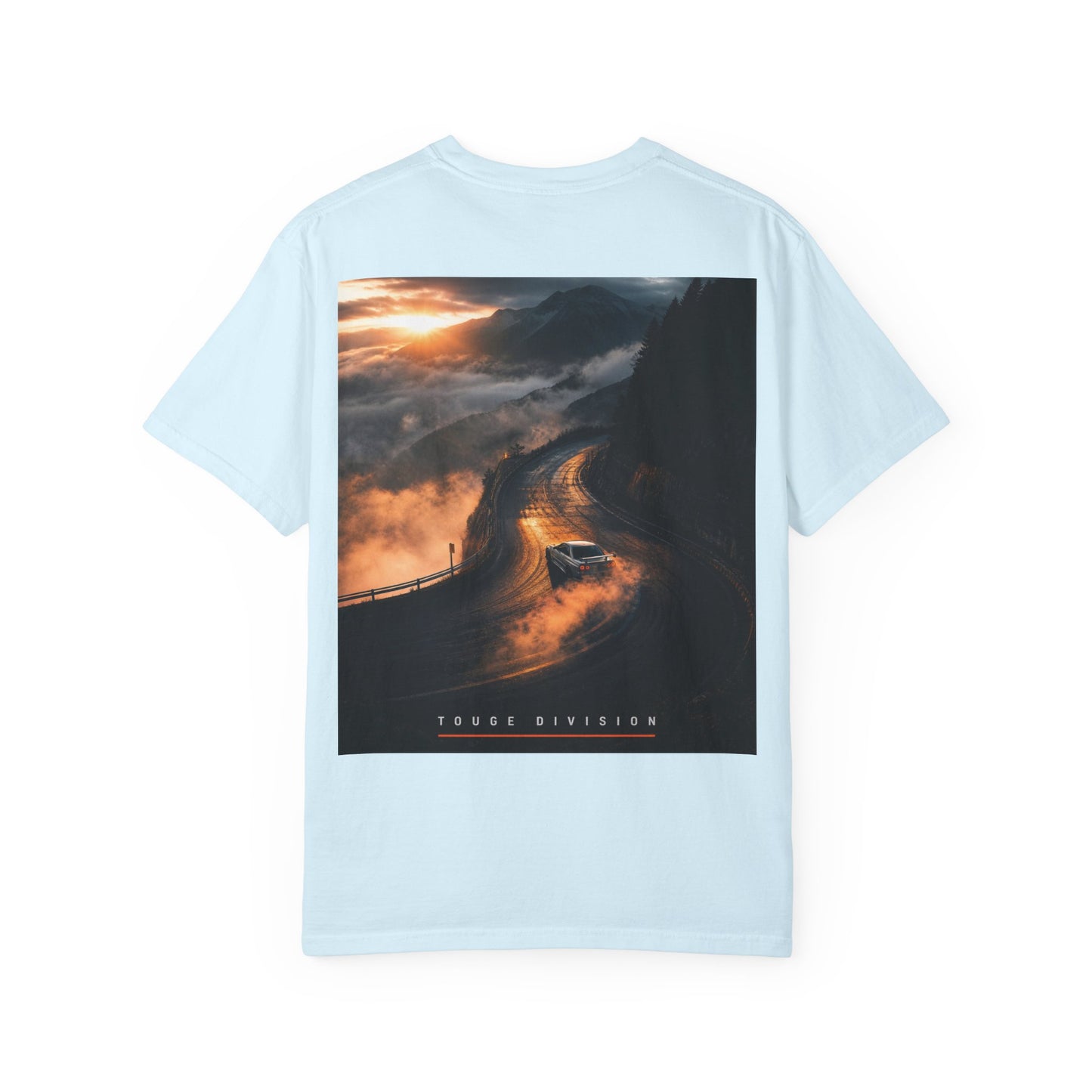 Rubber Lab Roadscape Graphic T-Shirt — 'Torque Division' Back Print