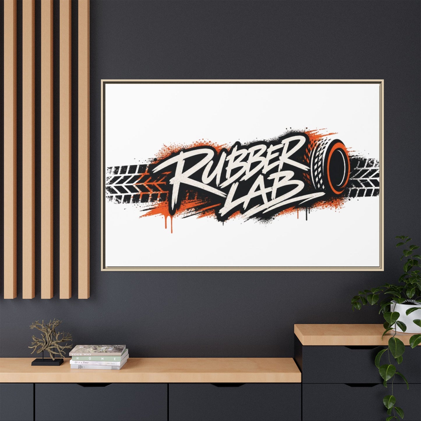 Matte Canvas, Framed (Multi-color)