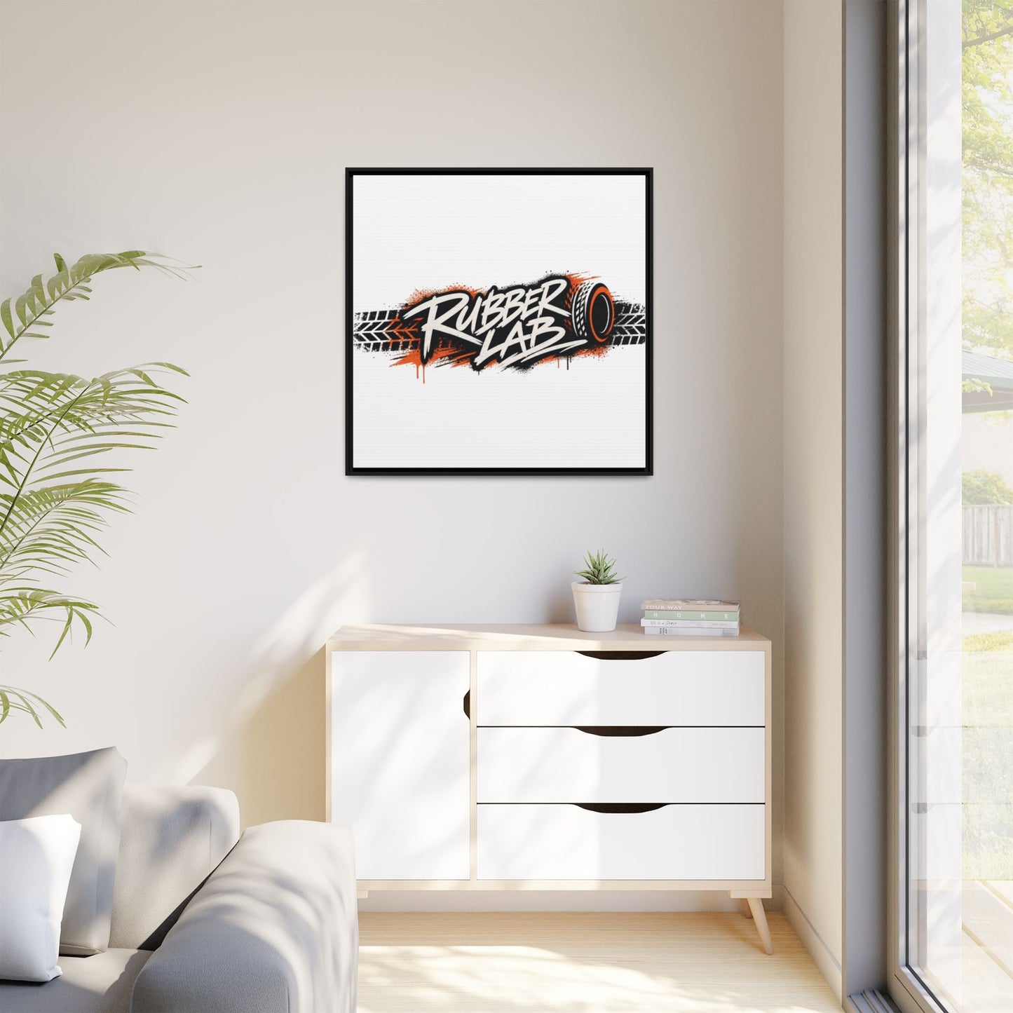 Matte Canvas, Framed (Multi-color)