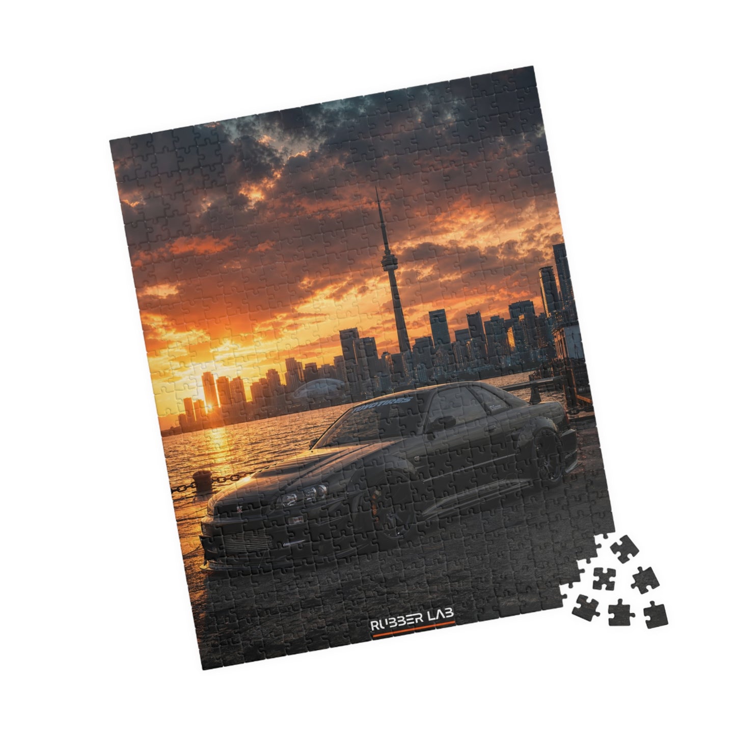 Sunset City Skyline Car Jigsaw Puzzle — Toronto Skyline 252/520/1014-Piece
