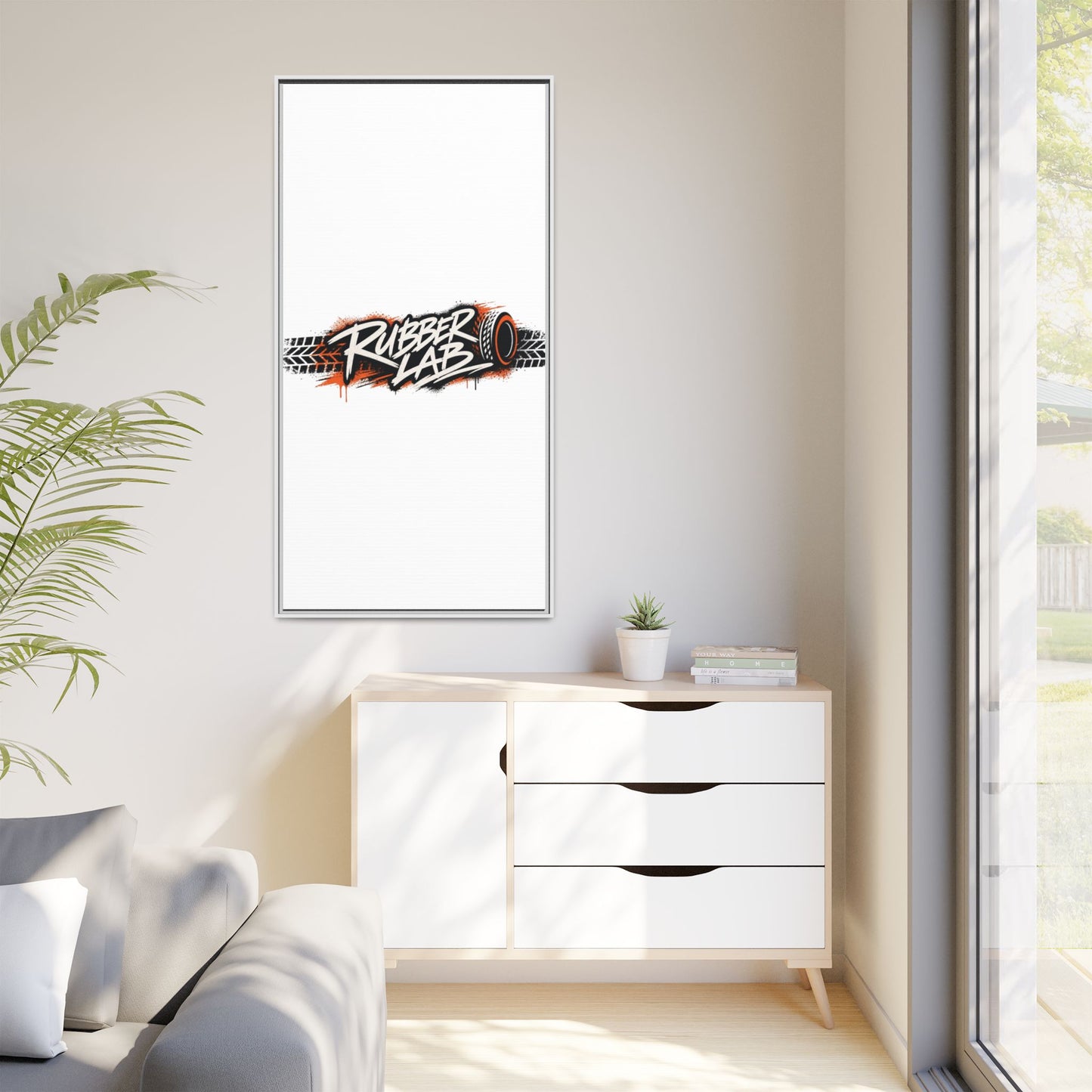 Matte Canvas, Framed (Multi-color)