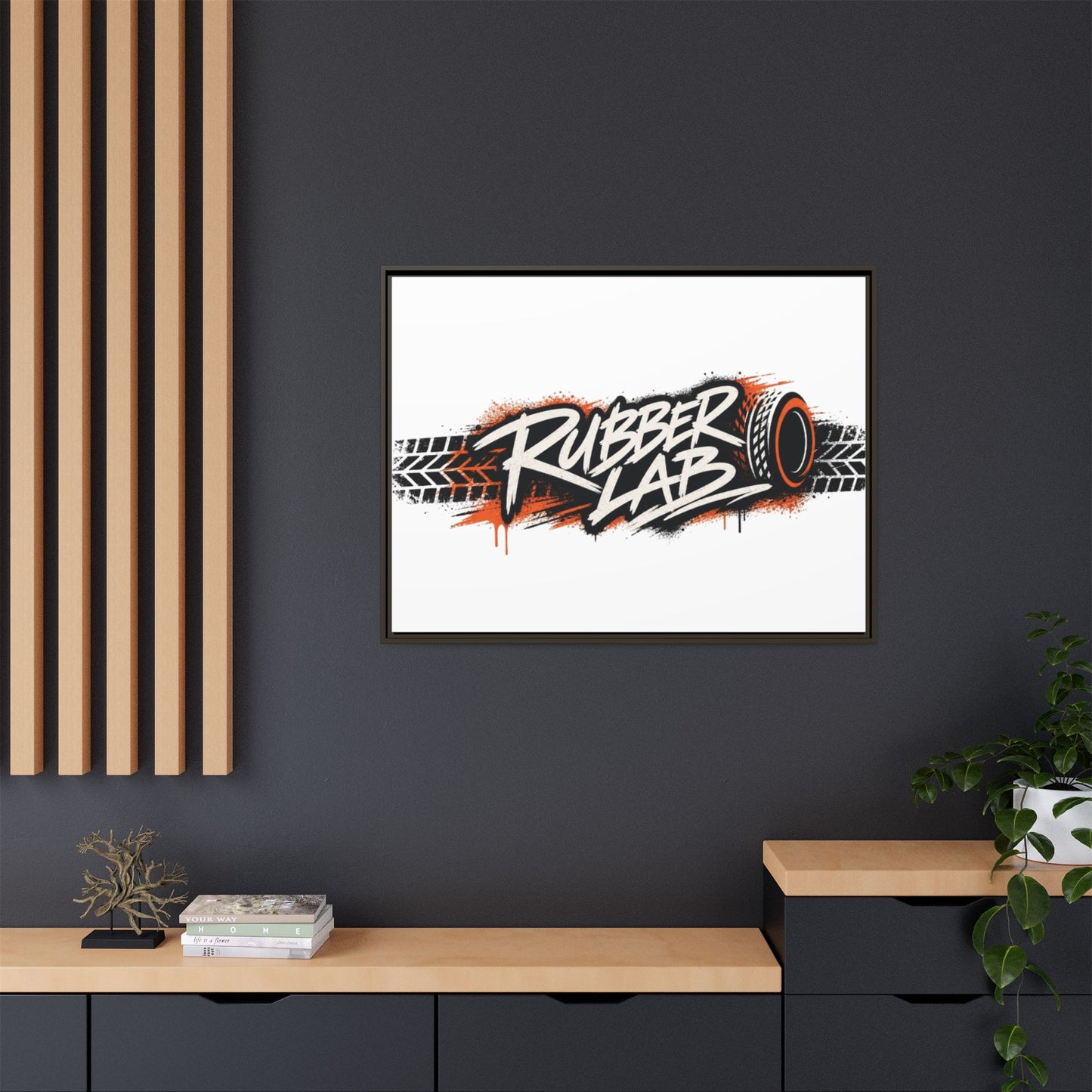 Matte Canvas, Framed (Multi-color)