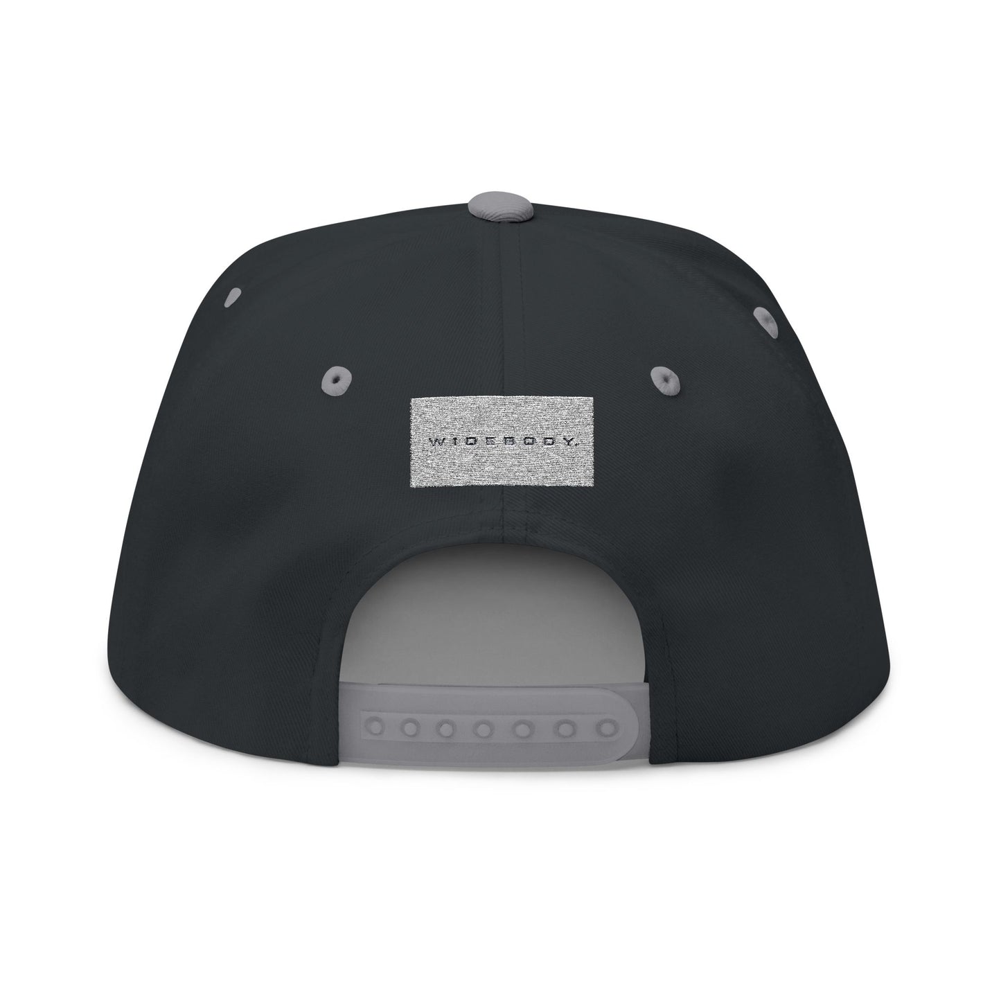 Rubber Lab Embroidered Flat Bill Cap
