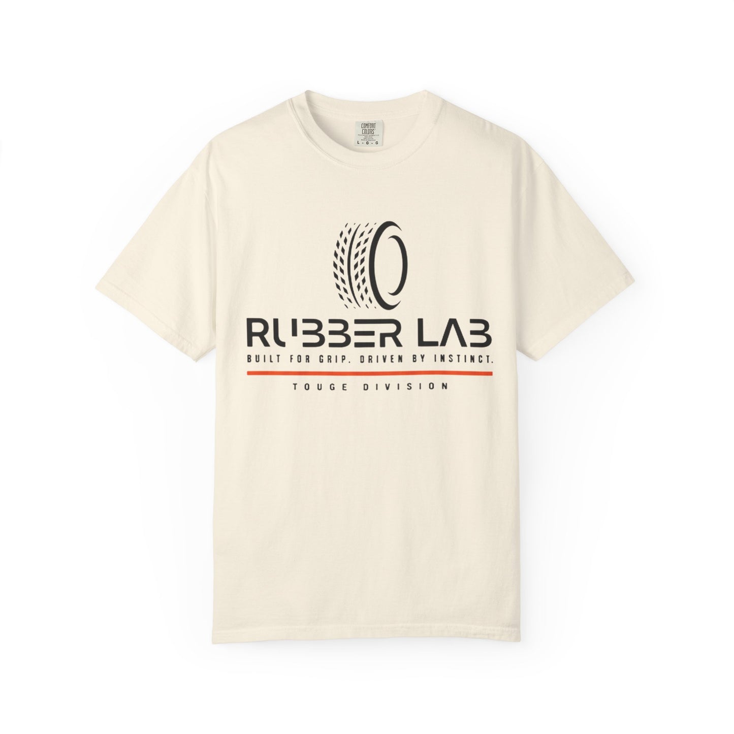Rubber Lab Roadscape Graphic T-Shirt — 'Torque Division' Back Print
