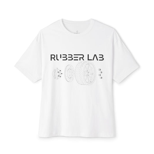 Rubber Lab Tee — Automotive Wheel Diagram Graphic Shirt