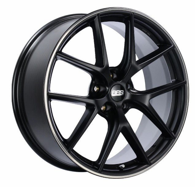 BBS 20" CI-R Black w/ Stainless Lip 5-Bolt