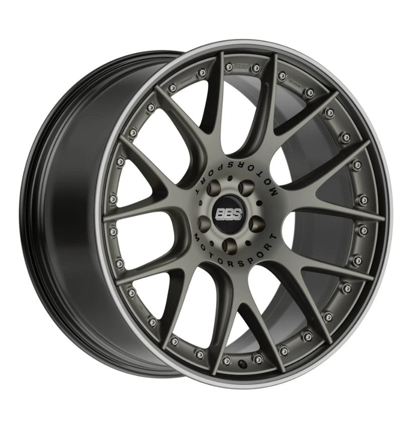 BBS 20" CHRII Satin Platinum w/ Stainless Lip 5-Bolt