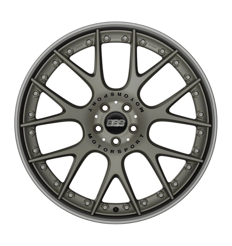 BBS 22" CHRII Satin Platinum w/ Stainless Lip 5-Bolt
