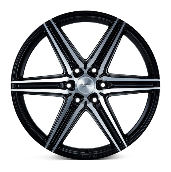Vossen HF6-2 22" Brushed Matte Black- 6 Bolt