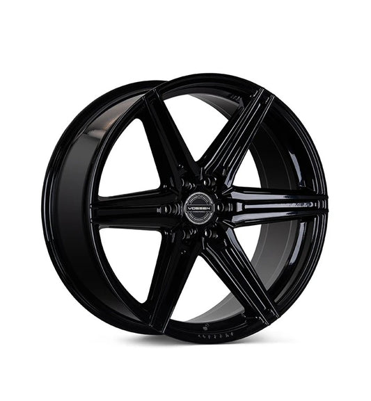 Vossen HF6-2 24" Gloss Black- 6 Bolt